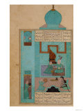 Bahram Visits a Princess in the Turquoise Pavilion, to 