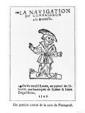 Illustration from "Pantagruel" by Francois Rabelais (1494-1553) Reproduction of an Edition of 1547