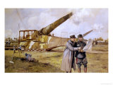 Buy Heavy Artillery on the Railway, October 1916 at AllPosters.com