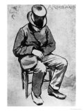 Arthur Rimbaud (1854-91) Slumped on a Chair and Dozing, in London, 1872