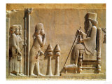 Buy A Median Officer Paying Homage to King Darius I (circa 550-486 BC) from the Treasury, circa 515 BC at AllPosters.com