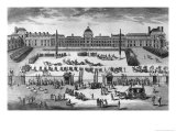 Buy Napoleon Bonaparte (1769-1821) Reviewing His Troops in the Courtyard of the Tuileries Palace at AllPosters.com