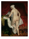 Buy Young Woman Going to Bed, circa 1650 at AllPosters.com
