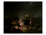 Bivouac of Napoleon I (1769-1821) 5th-6th July 1809, 1810