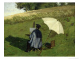 Desire Dubois Painting in the Open Air, circa 1852