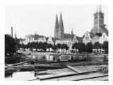 Buy Selling Wood on the River Trave, Lubeck, circa 1910 at AllPosters.com