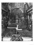Funeral of Marie-Louise D'Orleans (1662-89) Queen of Spain, at the Church St. Paul St. Louis Giclee Print