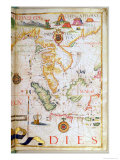Mainland Southeast Asia, Detail from a World Atlas, 1565