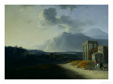 Landscape with Mount Stromboli