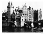 Buy View of the Speicherstadt (Warehouse City) Hamburg, circa 1910 at AllPosters.com