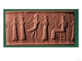 Akkadian Cylinder Seal of Zu Judged by Ea, 2200 BC (Frieze)