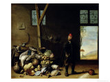 Buy Peasant in an Interior Or, Kitchen with a Still Life at AllPosters.com