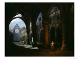 Buy Interior of an Abbey in Ruins, 1848 at AllPosters.com
