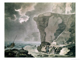 Buy Landing of the Conspirators in the Cadoudal Affair at the Cliff of Biville, 16th January 1804 at AllPosters.com