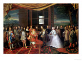 Louis XIV (1638-1715) and Philippe IV (1605-65) at Isle Des Faisans, 7 November 1659