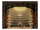 Buy La Scala, Milan, During a Performance at AllPosters.com
