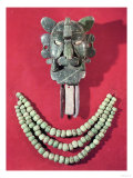 Buy Zapotec Pectoral in the Form of a Mask Representing the Bat God, Piquete Zina, from Monte Alban at AllPosters.com
