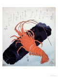 Buy Langoustine with a Block of Charcoal, circa 1830 at AllPosters.com