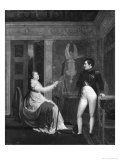 Marie Louise (1791-1847) of Habsbourg Lorraine Painting a Portrait of Napoleon I (1769-1821)