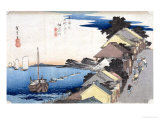 Kanagawa: View of the Ridge, from the Series 