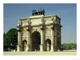 Buy View of the Arc De Triomphe Du Carrousel, Built 1806-08 at AllPosters.com