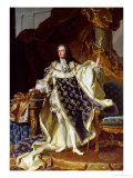 Portrait of Louis XV (1715-74) in His Coronation Robes, 1730