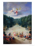 Buy The Groves of Versailles. View of the Arc De Triomphe and France Triumphant with Nymphs at AllPosters.com