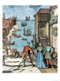 Buy Parting of Columbus with Ferdinand and Isabella, from "Narrative and Critical History of America" at AllPosters.com