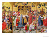 Buy Altarpiece of the Seven Joys of the Virgin, of the Adoration of the Magi at AllPosters.com