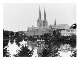 Buy View of the Museum with the Marienkirche in the Background, Lubeck, circa 1910 at AllPosters.com