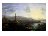 Buy The Port of Genoa, Sea View at AllPosters.com