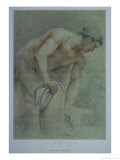 Figure of a Warrior, Partly Draped