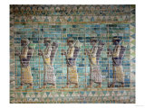 Frieze of Archers, from the Palace of Darius the Great (548-486 BC) at Susa, Iran Achaemenid Period
