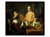 Buy William Harvey (1578-1657) Demonstrating to Charles I His Theory of the Circulation of Blood, 1848 at AllPosters.com