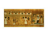 The Weighing of the Heart Against Maat's Feather of Truth, New Kingdom, circa 1275 BC (Papyrus)