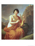 Portrait of Mme. De Stael as Corinne