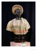 Bust of a Sudanese Man, 1857 (Onyx & Bronze) Giclee Print