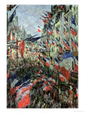 The Rue Saint-Denis, Celebration of June 30, 1878 Giclee Print