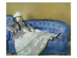 Madame Manet on a Blue Sofa, 1874