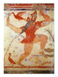 Phersu Dancing, from the Tomb of the Augurs, circa 530-520 BC (Wall Painting)