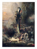 Buy Hercules and the Lernaean Hydra, after Gustave Moreau, circa 1876 at AllPosters.com