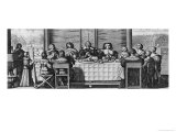Buy A Protestant Family Blessing the Meal at AllPosters.com
