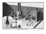Buy Tin Workshop, Engraved by Benard, Robert (Fl.1734) at AllPosters.com