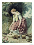 Buy Girl at a Conduit at AllPosters.com