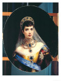 Buy Portrait of Empress Maria Fyodorovna (1847-1928) Dagmar of Denmark at AllPosters.com