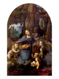 The Virgin of the Rocks (With the Infant St. John Adoring the Infant Christ) circa 1508