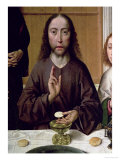 Buy Christ Blessing, Detail from the Altarpiece of the Last Supper, 1464-68 at AllPosters.com