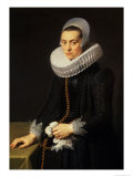 Buy Portrait of a Lady in a Black Dress at AllPosters.com