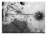 Map of the First Discoveries of Christopher Columbus (1450-1506) Giclee Print