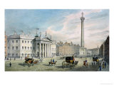 Buy Sackville Street, Dublin, Showing the Post Office and Nelson's Column at AllPosters.com